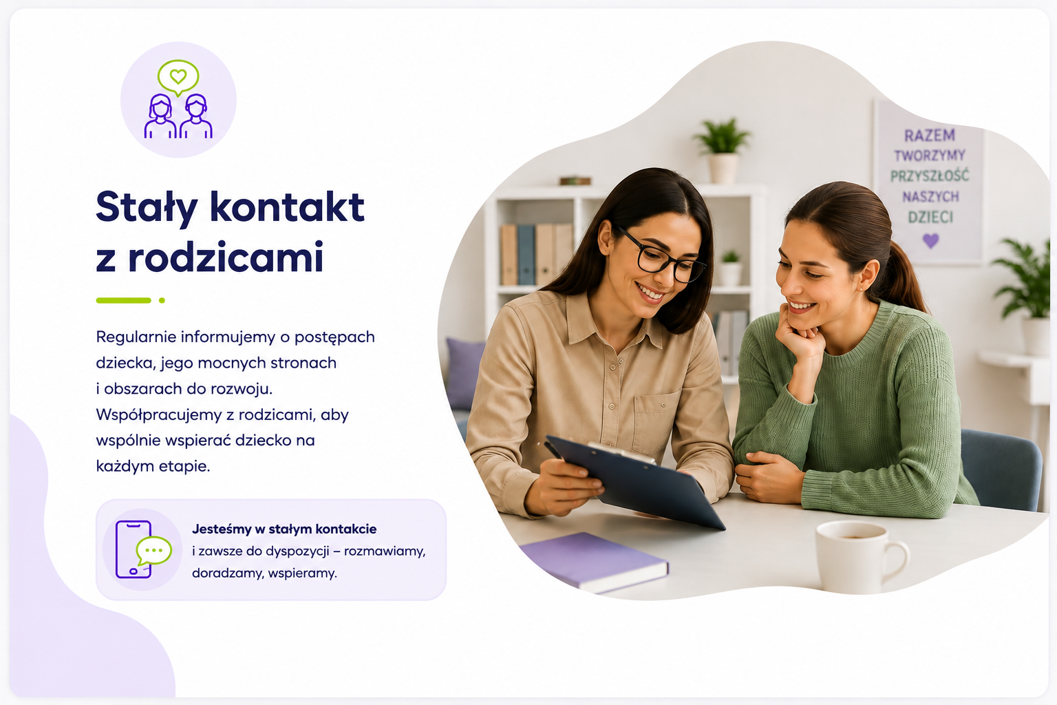 Stały kontakt z rodzicami(1)